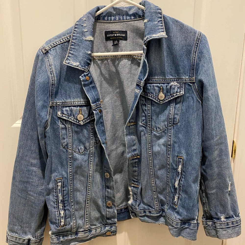 Large Lucky Brand Denim Jacket